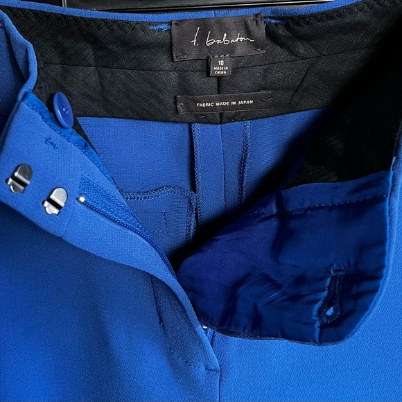 Aritzia Babaton Kendrick pant (size 10) Cobalt - Picture 2 of 5